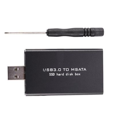 MSATA to USB USB 3.0 to MSATA SSD USB3.0 to MSATA Case Hard Disk Adapter M2 SSD External HDD Box Enclosure HDD Case
