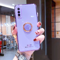 เคสสำหรับ โทรศัพท์ VIVO Y12S Y20S Y20 Y12T Y12A Y12D Y20 Y20sG Y20i พร้อมเคสวงแหวนรูปกล้องนุ่มฝาหลังเคสกันกระแทกมือถือ