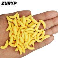 【hot】✼ ZURYP Fishing Lifelike Worm Maggot Grub Soft Bait Silicone Artificial Earthworm Baits Smell Shrimp Additive Bass Carp