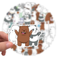 ?พร้อมส่ง?BIG SIZE Cute Cartoon Bear วีแบร์แบร์ส์ sticker สติกเกอร์กันน้ำรูปแบบที่แตกต่างกัน 36ชิ้น