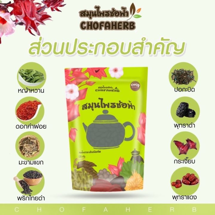 ชาช่อฟ้า-สมุนไพรช่อฟ้า-ช่อฟ้า-chofaherb