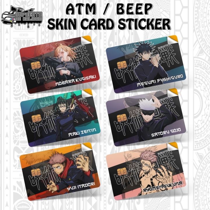 One piece anime credit card skin