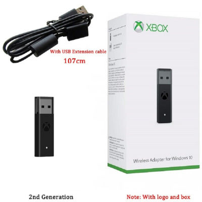 เครื่องรับสัญญาณไร้สายอะแดปเตอร์ยูเอสบีเข้ากันได้กับ Xbox One อุปกรณ์ควบคุม Win10ตัวรับสัญญาณ2nd Gen (กล่องสีสันสดใสพร้อมสาย Otg)