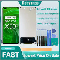 Redsange จอ TFT สำหรับ Realme X50 Pro ชิ้นส่วนจอสัมผัสแอลซีดีของเครื่องแปลงดิจิทัลสำหรับ Realme X50 Pro 5G RMX2075 RMX2071 RMX2076จอ LCD