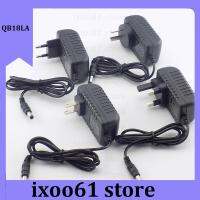 ixoo61 store AC DC 12v 2A 2000ma Power Supply Adaptor EU UK AU US PLUG 5.5*2.5mm Wall Charger for Led Strip Light Lamp CCTV camera