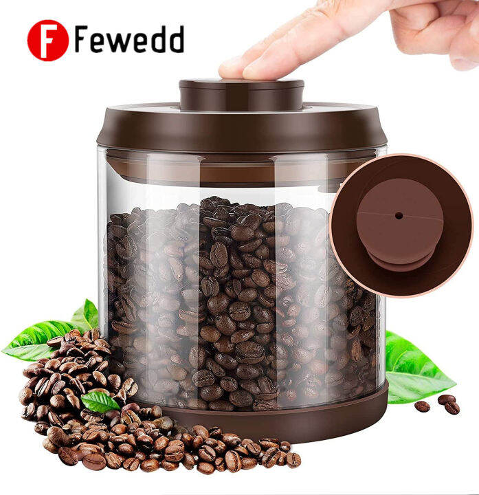 Coffee canister,Airtight Storage Coffee Beans Container,Large Glass Jar