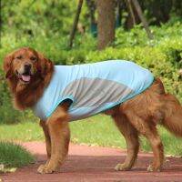 Summer Cooling Vest For Dogs With Reflective Pattern Breathable Clothes Pet Dog Heat Dissipation Jacket