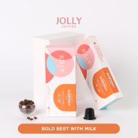 JOLLY COFFEE กาแฟแคปซูล Everyday Blend เหมาะกับทำลาเต้ โทนอัลมอนด์ ช็อกโกแลต สำหรับเครื่อง Nespresso (10 แคปซูล)