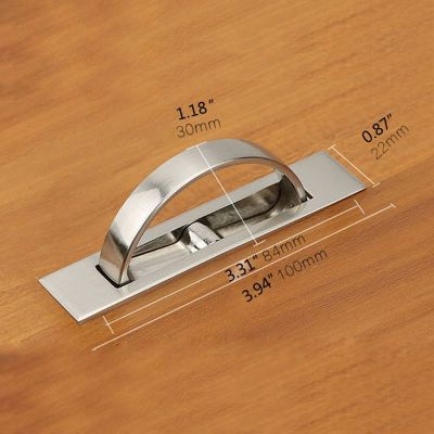 Invisible Tatami Cabinet Drawer Handle Rotating Hidden Grip Pull Handle Hardware