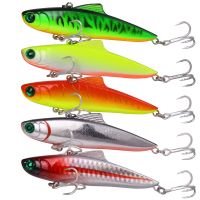 1pcs VIB Fishing Lures 8.5cm 21g Laser Long Casting Rattlin Wobblers Winter Ice Hard Crankbait Vibration Pesca Pike Carp Tackle