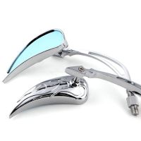 Free Shipping CHROME TEARDROP REARVIEW MIRRORS FIT FOR HONDA REBEL 250 SHADOW 600 750 VTX VT