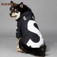 NONOR Pet Dog Waterproof Raincoat Jacket Jumpsuit  Fashion  Reflective Rain Coat Hooded Dogs Clothing For Small Dogs  Supplies Clothing Shoes Accessor