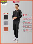 Đồ Bộ Nam CARDINA Chất Nỉ Da Cá Cao cấp Kiểu Dáng Sọc Thể Thao Năng Động