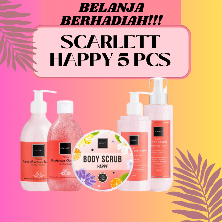 SCARLETT Happy Series Brightening Body Lotion Shower Cream 300 ml