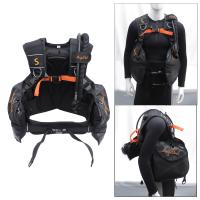 Aqualung Scuba Diving BCD Buoyancy Inflation Dive Men Black Travel