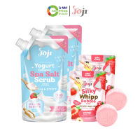 Joji Secret Young โจจิ ซีเคร็ท ยัง เกลือสครับขัดผิวสูตรโยเกิร์ตคอลลาเจน 350g.2 ชิ้น+สบู่วิปโฟมสตรอว์เบอรี 2 ชิ้น #126806