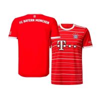 ใหม่ล่าสุด2223 bayern Home Red JERSEY แฟน Edition ฟุตบอล JERSEY เสื้อฟุตบอลผู้ชายกีฬา CUSTOM ของขวัญ S-2XL