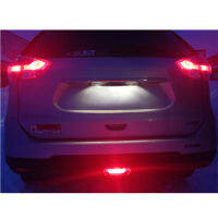 ด้านหลัง Bumpe Center Reflector ไฟตัดหมอกสำหรับ Nissan T32 Rogue X-Trail Murano Z52 Pathfinder R52 Juke F15