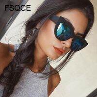 【hot】ↂ☸  FSQCE 2021 Fashion Sunglasses Sunglass Brand Designer Female Pink Mirror Gasses UV400