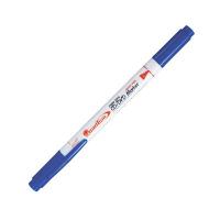 [คุ้มราคา!] ปากกาเขียน DVD 2 หัว QUANTUM รุ่น QDVD1020 สีน้ำเงิน
