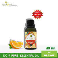 PLEARN น้ำมันหอมระเหยส้ม แท้ 100% ขนาด 30 มล.(ORANGE OIL 100% 30 ml ) ใช้สำหรับเตาพ่น เตาอโรม่า ผสมน้ำมันนวด สปา Aroma Essential oil