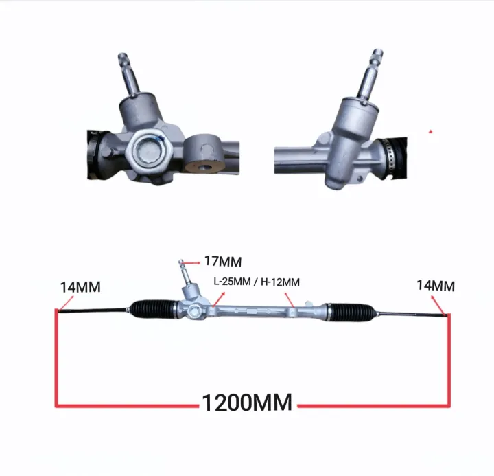 STEERING RACK ASSEMBLY Replacement part no ( 45510BZ213 ) TOYOTA WIGO