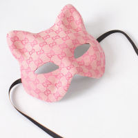 ? Fashion Half Face Fox Cat Goddess Party Gathering Photo Props Cos Adult Mask Script Kill Men Fake Mask