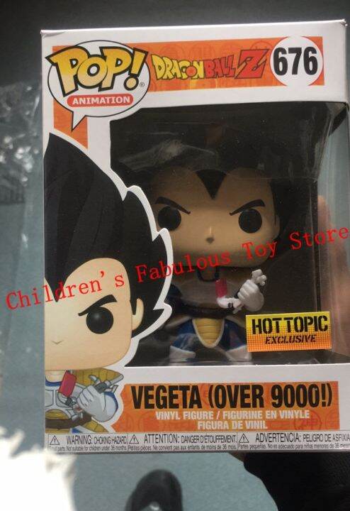 funko-pop-มาใหม่-z-theme-series-vegeta-over-9000-676ไวนิล-action-figure-ตุ๊กตาคอลเลกชันรุ่นสำหรับของเล่นเด็ก