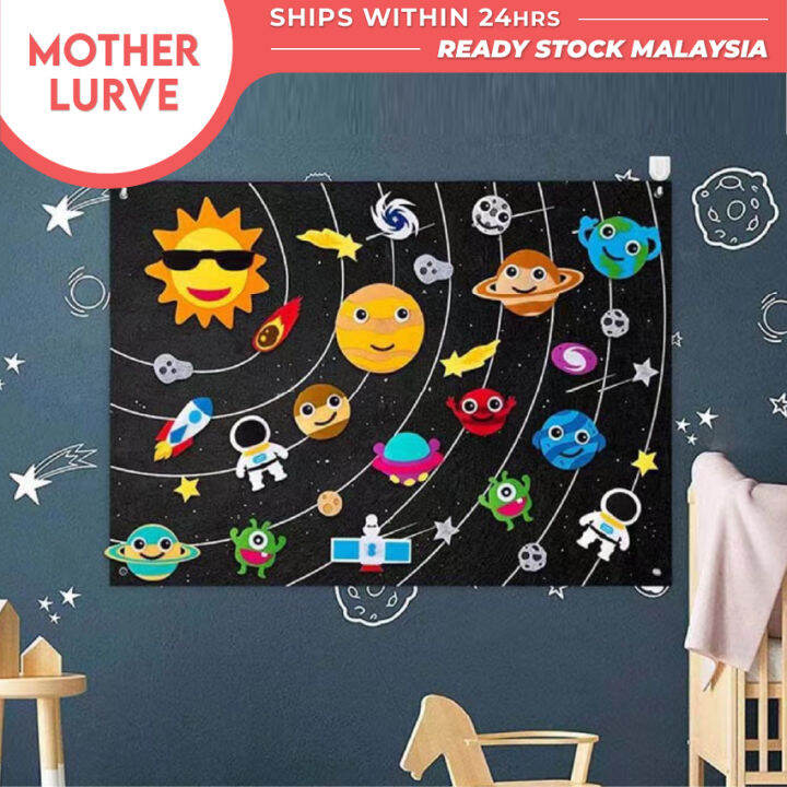 DIY Felt Board Flannel Story Board Toys Craft Story Set For Kids Early Learning Craft Story