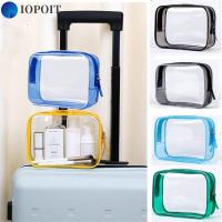 IOPOIT ที่เก็บของ Beauty Case ถุงซักล้าง Travel Organizer เคสแต่งหน้าแบบใส ที่วางเครื่องสำอางเสริมสวย กระเป๋า PVC