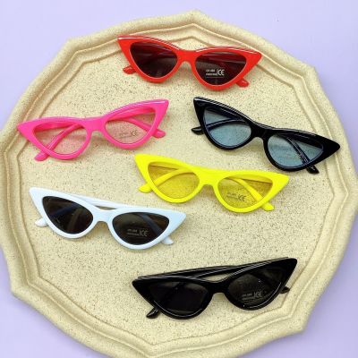 【YF】△♦▬  New fashion cat eye childrens Sunglasses travel UV protection boys and girls