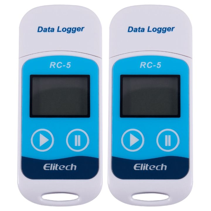 2x-elitech-32000-point-usb-temperature-data-logger-recorder-internal-sensor