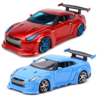 โมเดลรถยนต์ โมเดลรถเหล็ก GT-R 2009 รถโมเดลของเล่น รถยนต์ของสะสม สเกล 1:24