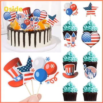 UTF4C God Bless The USA Cake Topper Patriotic All Age of Birthday Cake |  NineLife - Australia