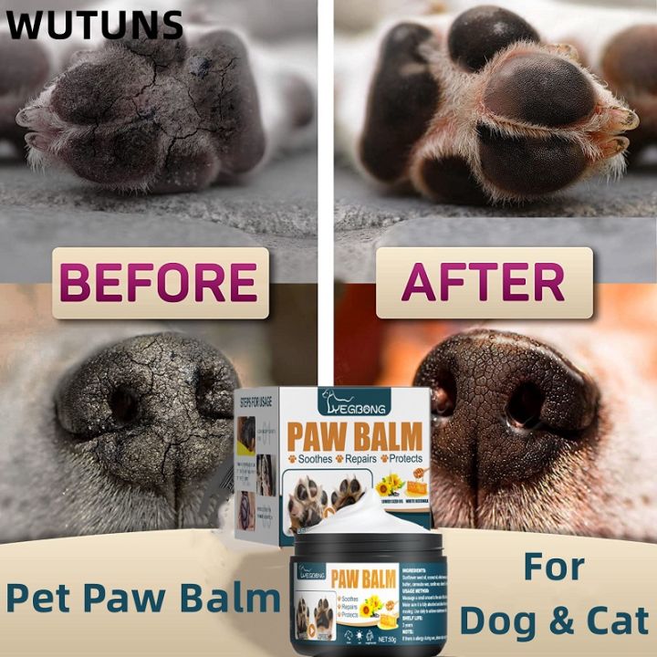 Wutuns [Lick-Safe!]50G Pet Paw Balm Organic Paw Care Paw Balm Cracked Paws  Clean Foot For Dogs Cats | Lazada Ph
