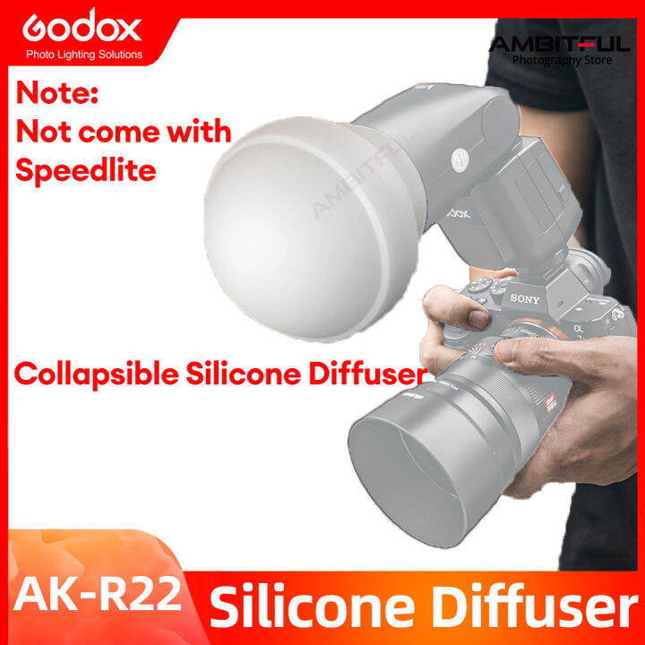 Godox AKR22 AKR22 Silica Gel Diffusion Dome Kit for Godox V1 AD100Pro