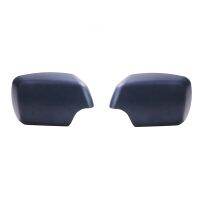 1Pair Car Black Rearview Mirror Cover Shell Side Mirror Caps Replacement for-BMW E53 X5 2000-2006