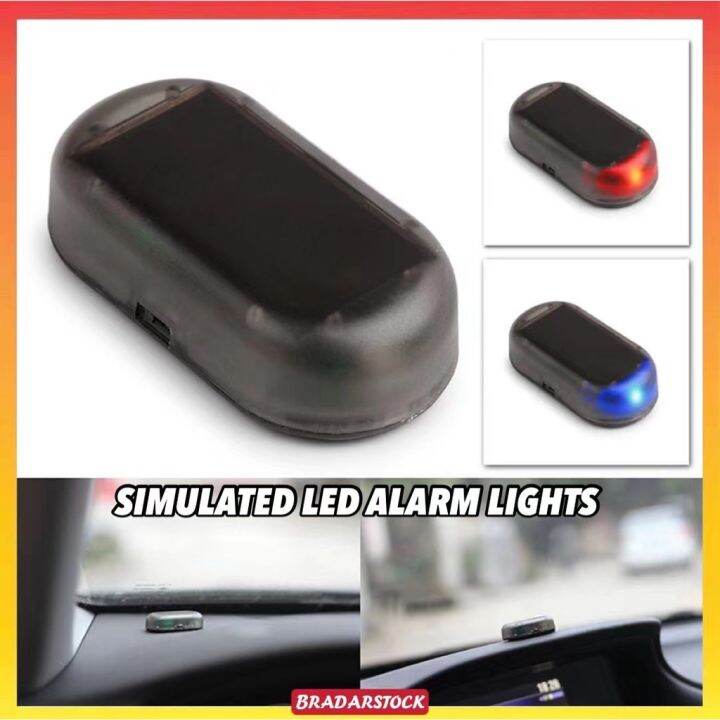ALARM LED LIGHT Simulated Dummy Alarm Warning Car AntiTheft Caution