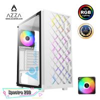 CASE (เคสเกมมิ่ง) AZZA Spectra 280WHITE  (200H-01) Computer Caseประกัน 1ปี (แถมพัดลม 1 ตัว)