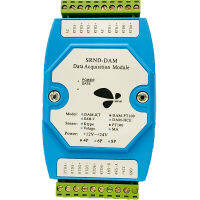 Pt100การได้มาซึ่งอุณหภูมิ4ทาง Modbus เครื่องส่งสัญญาณอุณหภูมิ Rs485เซ็นเซอร์อุณหภูมิ Platinum Thermal Resistance