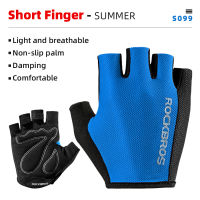 ROCKBROS Bike Gloves Half Finger Shockproof Bicycle Gloves MTB Road Shorts Gloves Camping Sport Sportswear Cycling Gloves