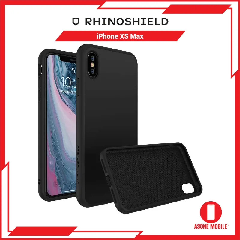 Asone Mobile Original RhinoShield SolidSuit iPhone XS Max Full Impact,  Supports Wireless Charging, Slim, Scratch Resistant Case Phone Case Phone  Casing Mobile Accessories Mobile Phones Aksesori Phone 电话壳 | Lazada