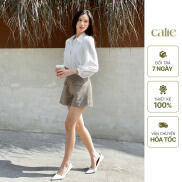 Quần short dạ phối túi trẻ trung CALIE QS016