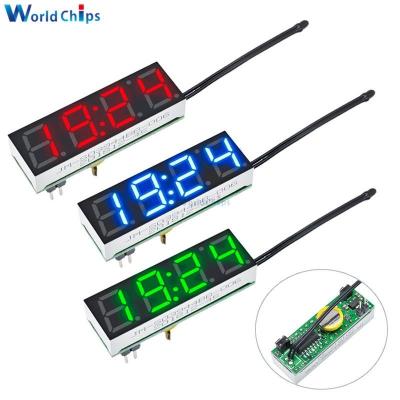 3 in 1 Diy Digital Clock Temperature Voltage Kit DS3231SN 5-30V DC diy electronic Red Blue Green LED Clock Module For Arduino Replacement Parts