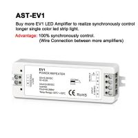 เครื่องขยายเสียงหรี่ไฟ Led Pwm ไร้สาย Rf 2.4G Sakelar Peredup แบบสัมผัส5V 24V 12V สำหรับแถบไฟเดี่ยวสีแอลอีดี