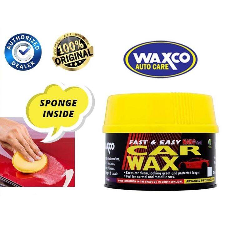 100 ori Waxco Car Wax Polish 320g fast and easy car wax and polish made in malaysia kilat