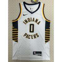 【Hot Pressed】2023 Nba Indiana Pacers No. 0 Poythress White Basketball Jersey