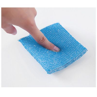 ผ้าเช็ดทำความสะอาดปราศจากน้ำมันสำหรับห้องครัวใช้ในแผ่นผ้าล้างจาน Wajan Spons แปรงฟองน้ำของใช้ในครัวเรือนผ้าขนหนูผ้าเช็ดจาน