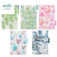 ETHTY เครื่องเขียน อุปกรณ์การเรียน แฟ้ม 6 ห่วง แผ่นจดบันทึก เครื่องประดับ DIY ไดอารี่ ใบหลวม หน้าภายในโน๊ตบุ๊คเกลียว Binder Index Dividers หน้าคั่น