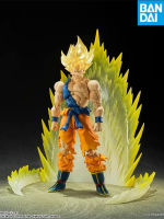 Bandai Original  Z S.h.figuarts Super Saiyan Battle Damage Goku Tn15th Anniversary Limited Edition ของเล่นที่ชื่นชอบ